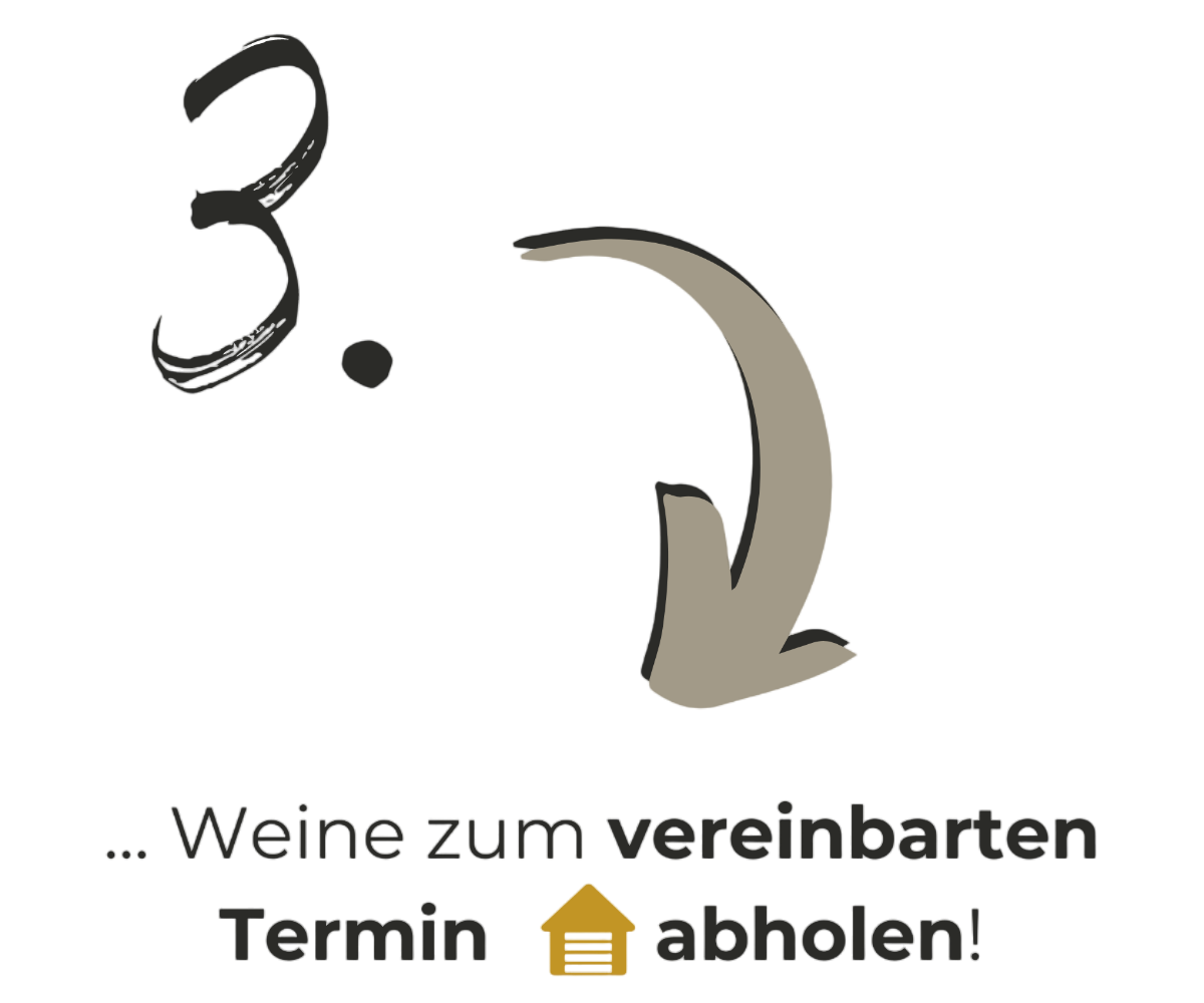 Die Weingarage Mainz-Kostheim - So funktioniert es - Schritt Nr. 3
